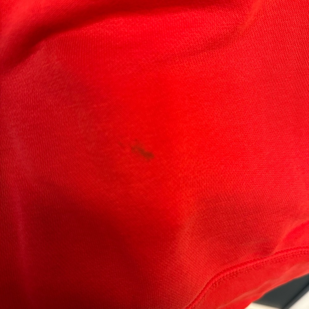 Nike Men's Bold Red Pullover Hoodie - Picture 5 of 5